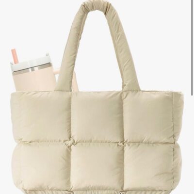 Bolso tote acolchado Maxi Cloud